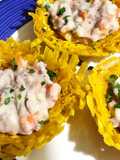 Green Plantain Baskets Filled with Tuna Salad