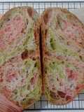 Flaxseeds Angkak Pandan Sourdough Bread (Oven Tangkring)