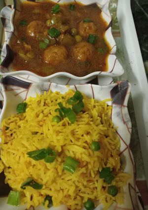 मंचूरियन राइस(Manchurian rice recipe in hindi) रेसिपी मुख्य फोटो