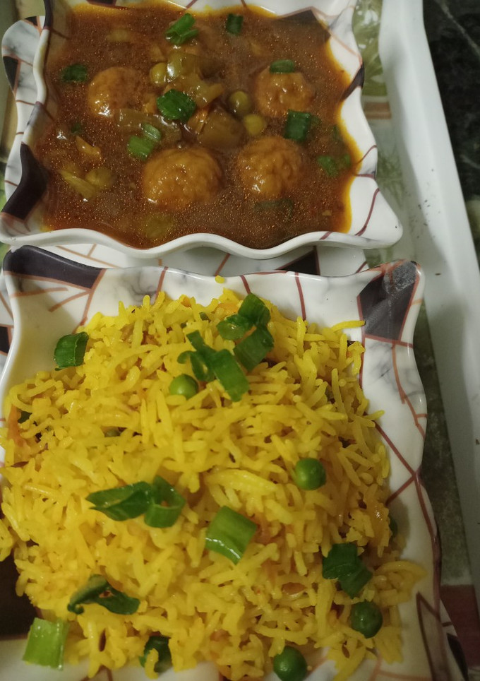 मंचूरियन राइस(Manchurian rice recipe in hindi) रेसिपी मुख्य फोटो