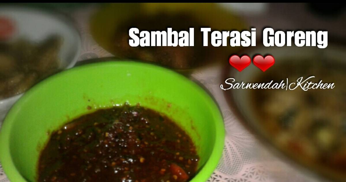 Resep Sambal Terasi Goreng oleh SarwendahKitchen (Mamz Resep Sambal Terasi Goreng oleh SarwendahKitchen (Mamz