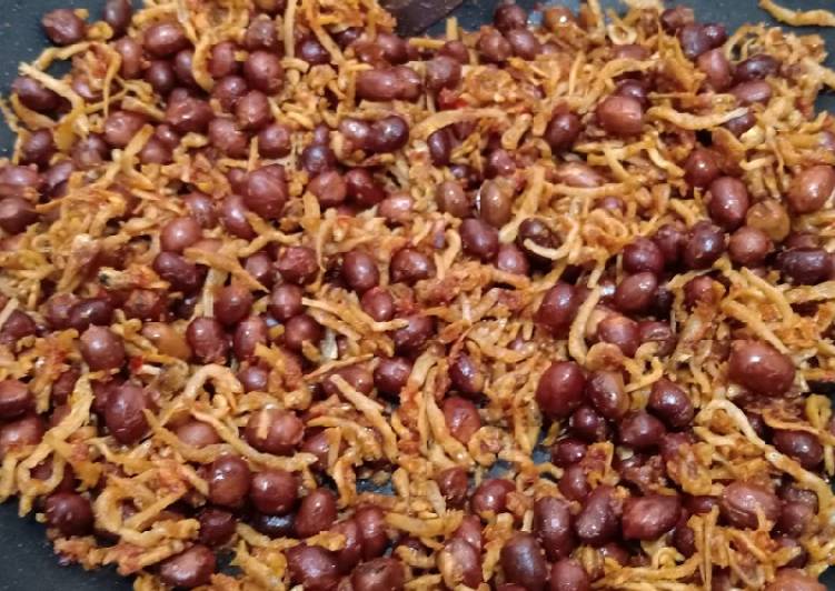 Resep Sambal teri kacang simple yang Bikin Ngiler