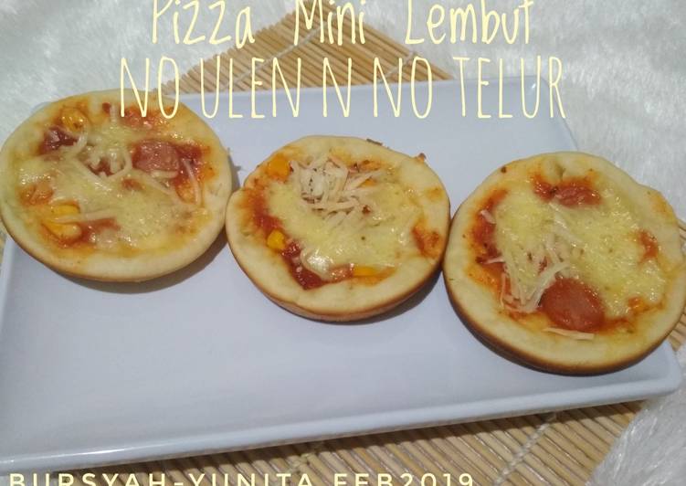 Pizza Mini Lembut No Ulen No Telur ala Shelly