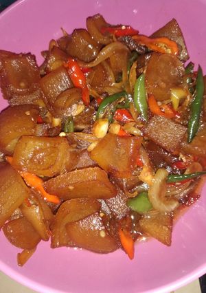 Foto resep Kikil kecap cabai hijau