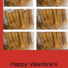 A picture of Authentic Filipino lumpia’s / spring rolls.
