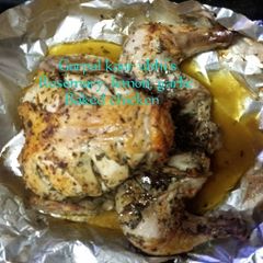 Rosemary lemon garlic baked chicken 🌹🌱🍋🧄🐓 A picture of Rosemary lemon garlic baked chicken 🌹🌱🍋🧄🐓.