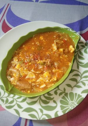 Foto resep Seblak ebi tahu