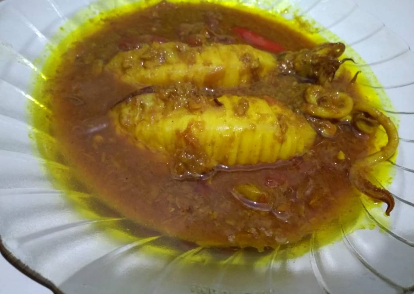 Cumi masak rica rica