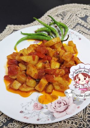 عکسی از دستور قلیه کدو سبز 😍😋