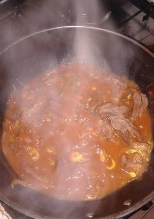 Una foto de Sudado de Carne al estilo panameño
