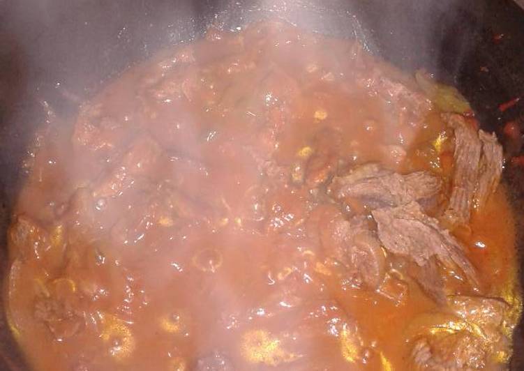 Sudado de Carne al estilo panameño