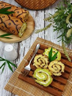 Foto resep 153. Kue Bolu Gulung Batik