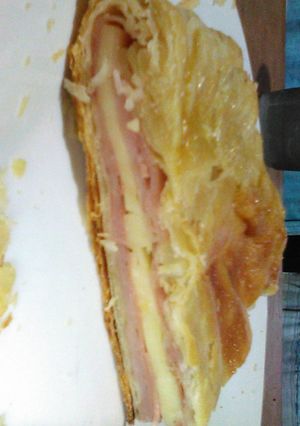 Una foto de Torta de fiambre