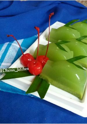Foto resep Agar-agar santan pandan 🍃