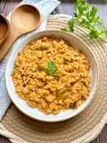 Meloso de arroz con alcachofas