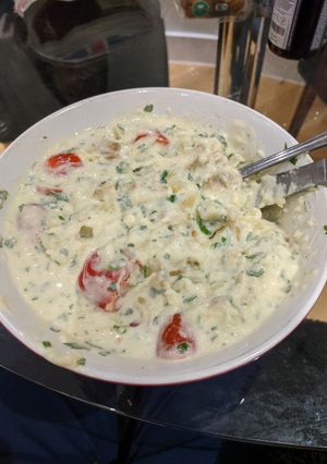 A picture of Spanish Potato Salad.