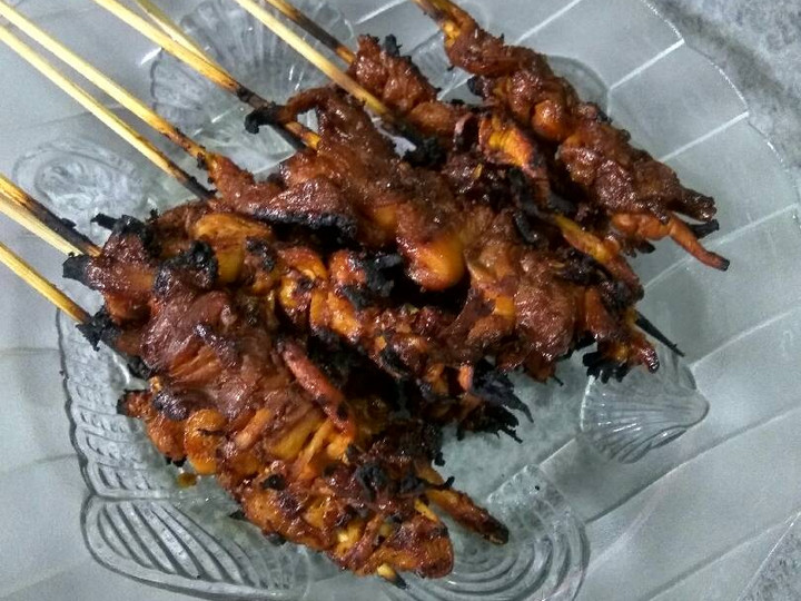 Resep Sate Jamur Tiram Bumbu Kacang, Sempurna