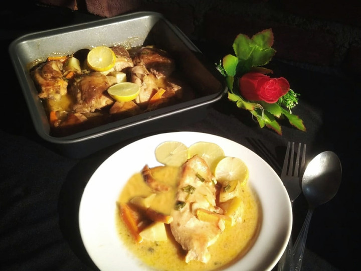 Resep: Creamy Chicken Lemon Butter Sauce Istimewa