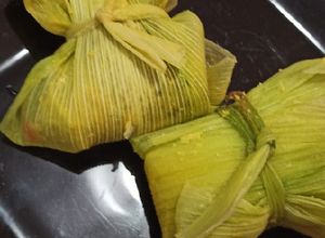 Una foto de Humita en chala