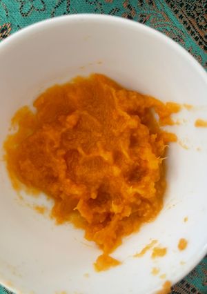 عکسی از دستور غذای کودک : پوره سیب زمینی شیرین