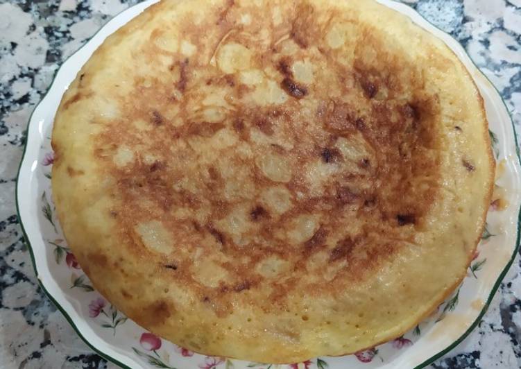 Tortilla de patatas baja en calorías