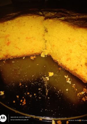 Una foto de Torta de zanahoria sin leche