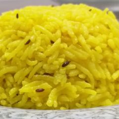 A picture of Cumin n Tumeric rice#my unique rice recipe#authors marathon.