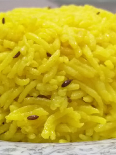 A picture of Cumin n Tumeric rice#my unique rice recipe#authors marathon.