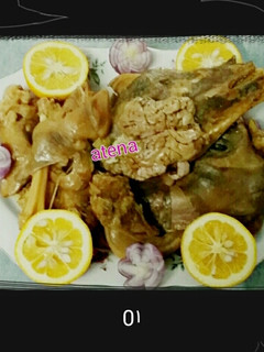 عکسی از دستور کله پاچه و سیرابی آتنا