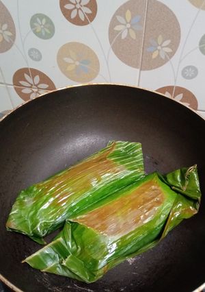 Foto resep Nasi bakar isi jamur n teri untuk jualan