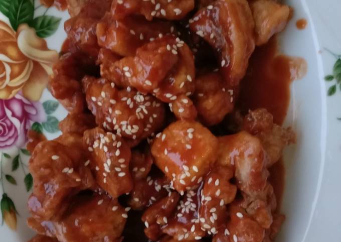 Korean chicken ala bunda Ratna Azelya