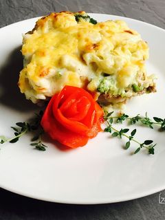 Rakott karfiol-brokkoli recept fotója