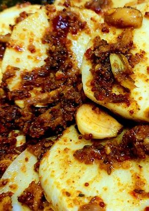 A picture of Shalgam Ka Achar |Shaljam Ka Achar|Turnip Pickle.