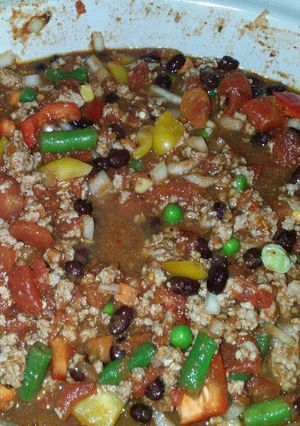 A picture of Papa's Pork chili.