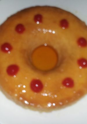 Una foto de Flan Napolitano