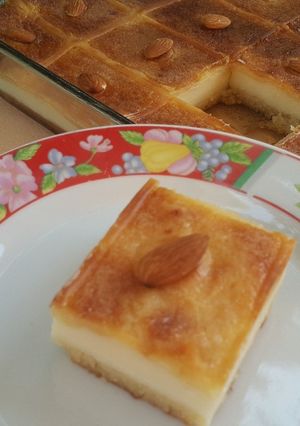 صورة لوصفة بسبوسه بالقشطه