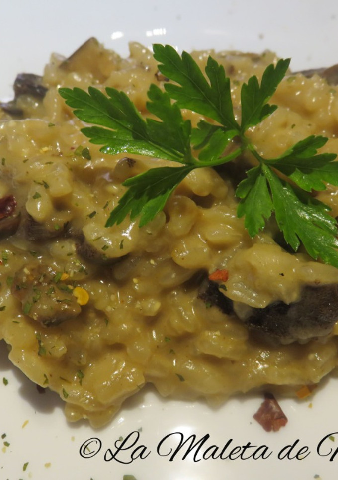 Una foto de Risotto de setas