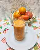 Jugos refrescante de zanahoria, naranjas y manzana!