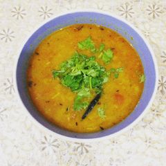 A picture of Dal ARHAR with Tadka.