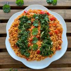 برغل بالبندورة-レシピのメイン写真