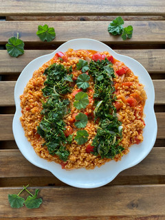 صورة لوصفة برغل بالبندورة