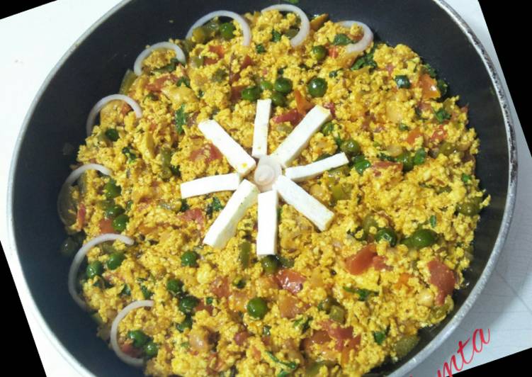 How to Make Any-night-of-the-week Paneer Matar bhurji