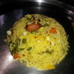A picture of Kashmiri pulao recipe.