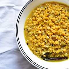 A picture of Bengali Chanar Dal l Bengali Split Chickpea Soup.