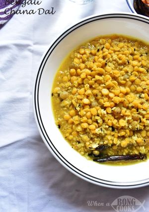 A picture of Bengali Chanar Dal l Bengali Split Chickpea Soup.