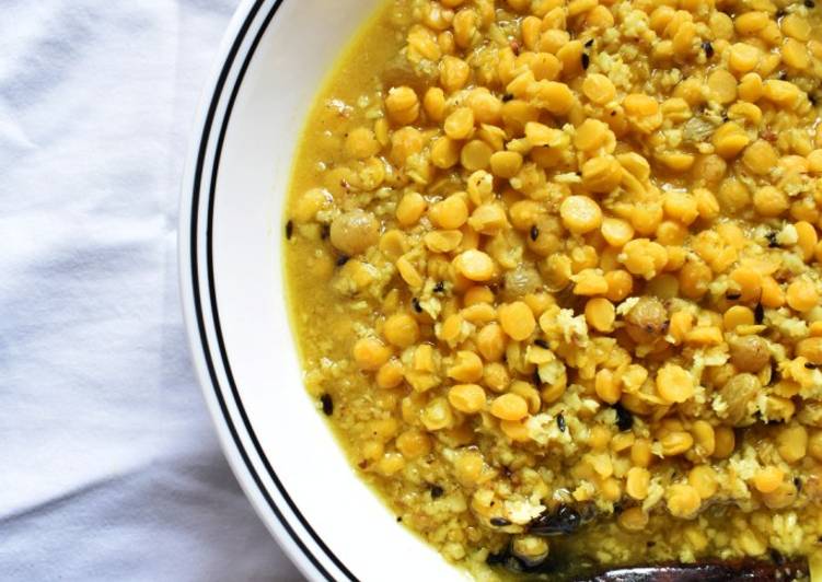 Recipe of Award-winning Bengali Chanar Dal l Bengali Split Chickpea Soup