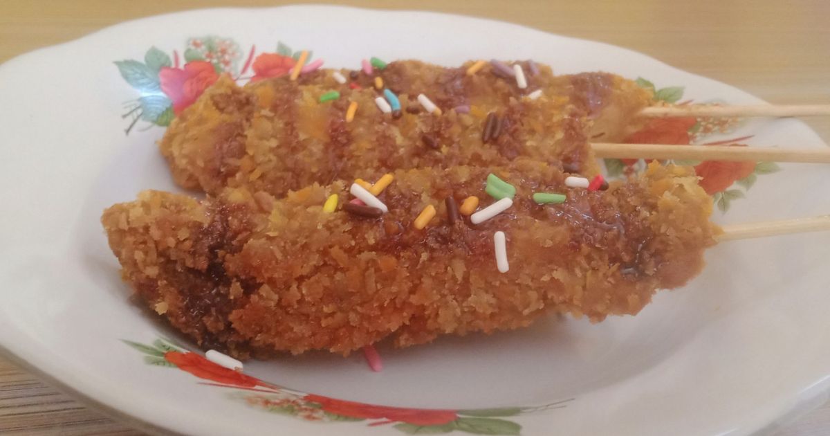 Pisang Goreng Krispi Tusuk