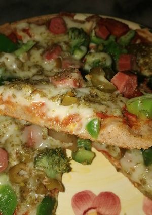 صورة لوصفة بيتزا الطاسة 🍕