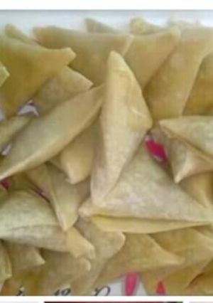 A picture of Beef Samosa. by Bevaline Awonda.