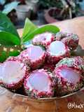 Mochi isi Jelly (Miniatur Rambutan)